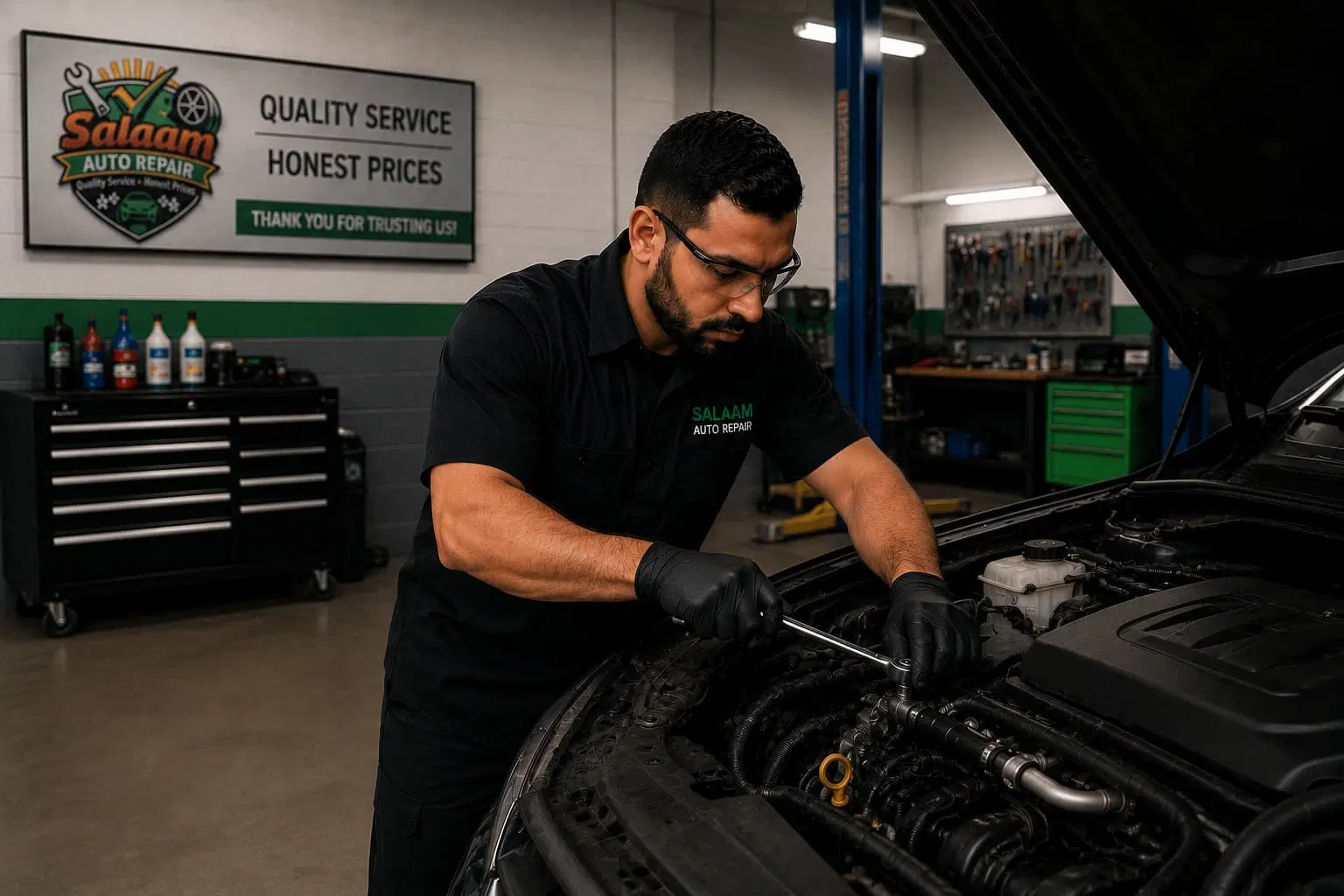 General auto repair service at Salaam Auto Repair